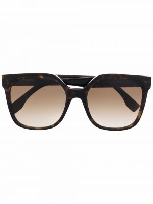 Oversized glasögon Fendi Eyewear brun