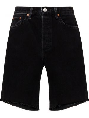 Shorts di jeans Re/done nero