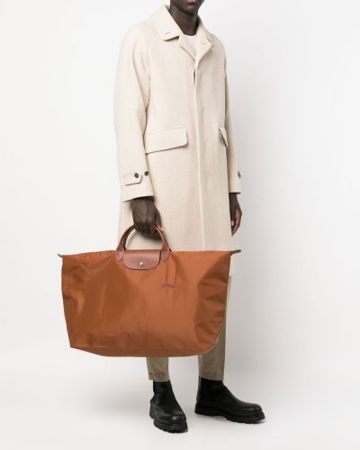 Cestovní taška Longchamp hnědá