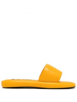 Nahast sandaalid Senso kollane