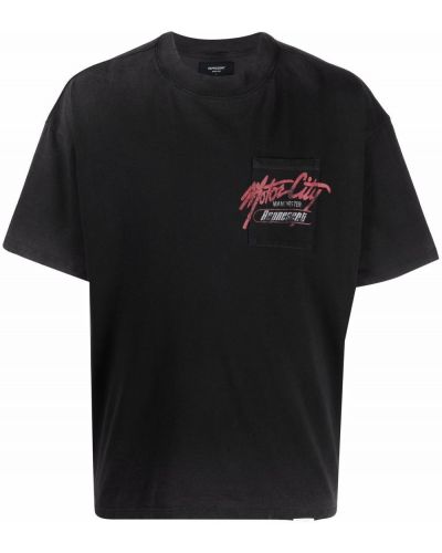Camiseta con estampado Represent negro