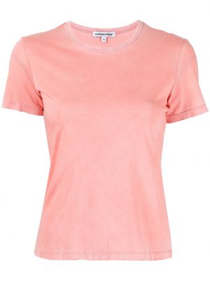 Růžové tričko bavlněné Cotton Citizen