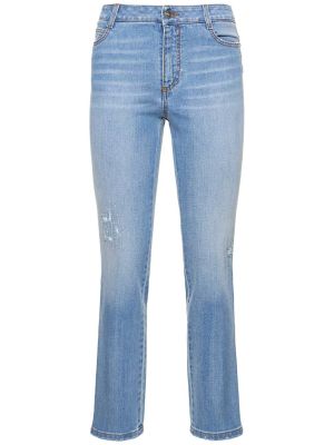 Jeans skinny slim Ermanno Scervino bleu