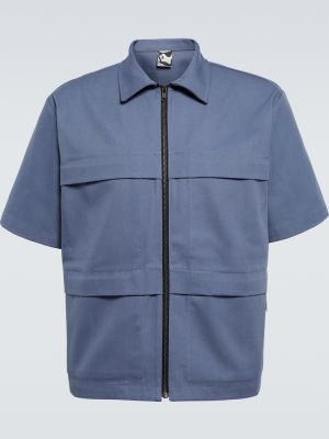 Camisa de algodón Gr10k azul