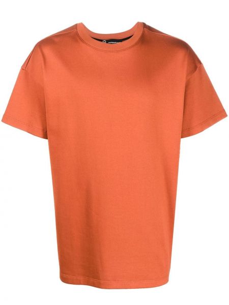 Kokvilnas t-krekls ar apaļu kakla izgriezumu Styland brūns