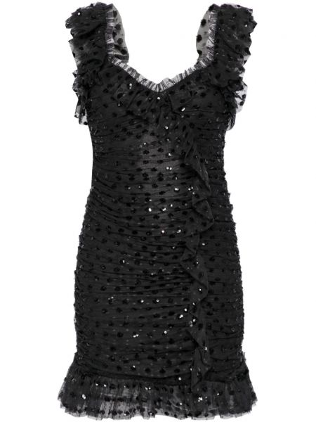 Κοκτέιλ φόρεμα Needle & Thread μαύρο