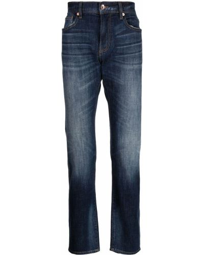 Slank stretch jeans Armani Exchange blå