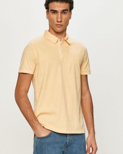Polo majica Wrangler oranžna