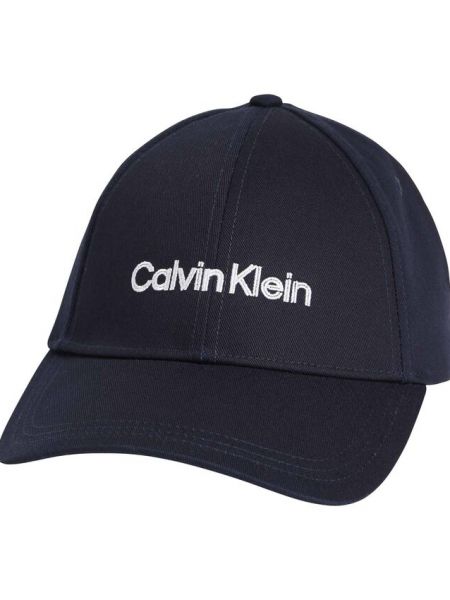 Кепка с вышивкой Calvin Klein синяя