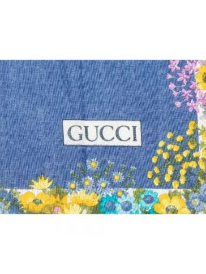 Bufanda Gucci Vintage azul