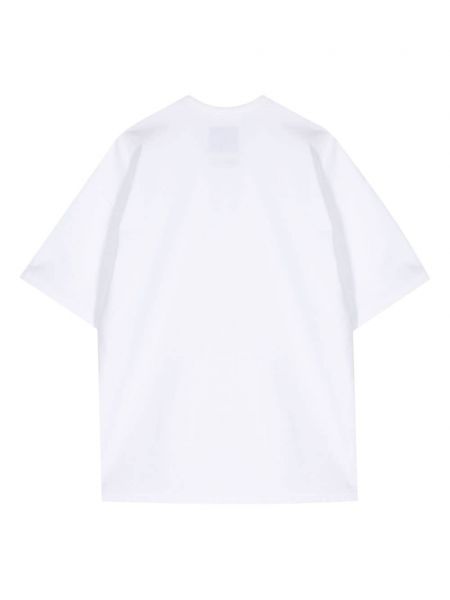 Gėlėtas marškinėliai Yoshiokubo balta