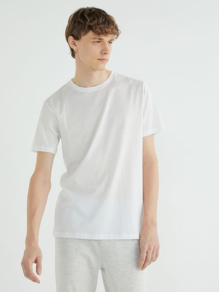 Camiseta manga corta Hanro blanco