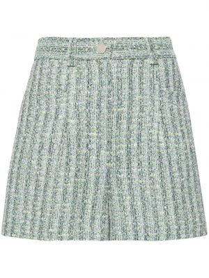 Tweed shorts Maje grün