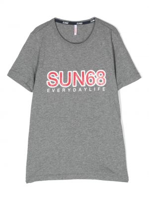T-shirt con stampa Sun 68 grigio
