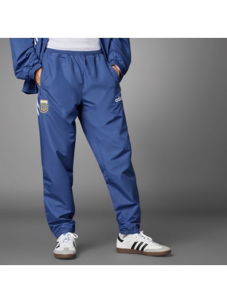 Spodnie sportowe plecione Adidas fioletowe