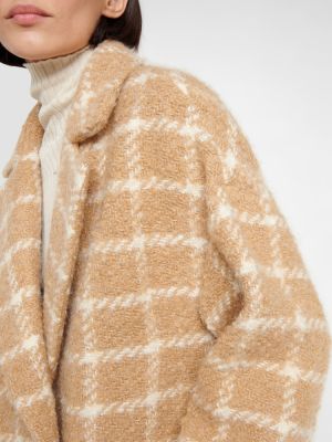 Manteau court en laine à carreaux Redvalentino