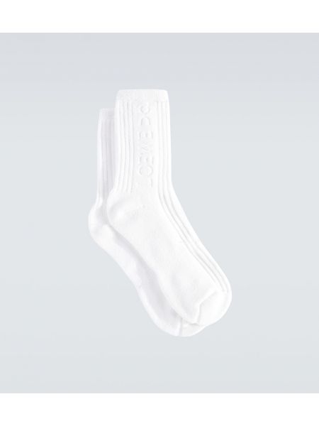 Socken aus baumwoll Loewe weiß