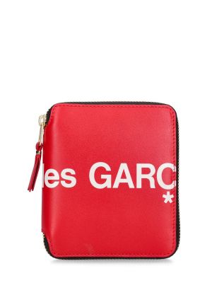 Кожено портмоне Comme Des Garçons Wallet червено