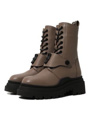 Кожаные ботинки Jog Dog коричневые