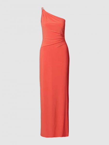 Sukienka wieczorowa Lauren Ralph Lauren pomarańczowa