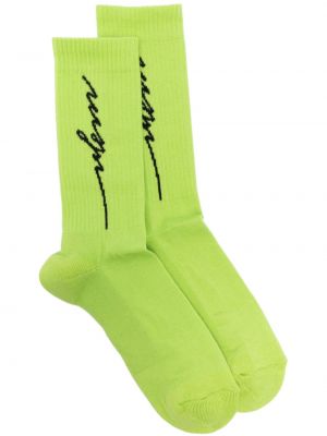 Bavlněné ponožky Msgm zelené