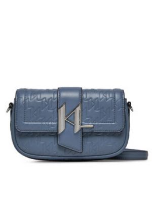 Taška přes rameno Karl Lagerfeld modrá
