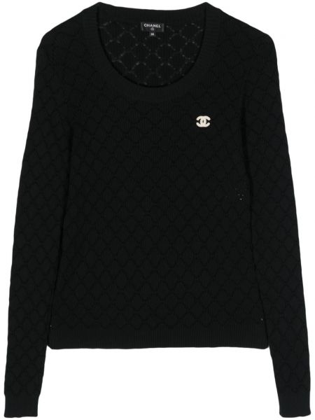 Пуловер Chanel Pre-owned черно