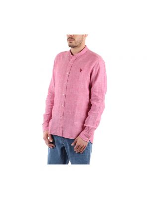 Casual hemd U.s. Polo Assn. pink