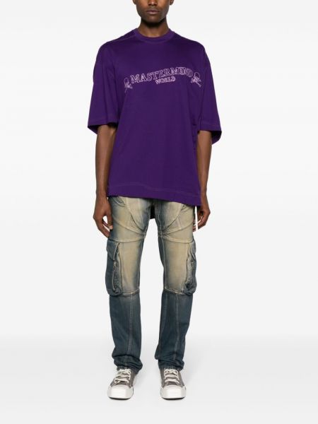 T-krekls ar apdruku Mastermind Japan violets