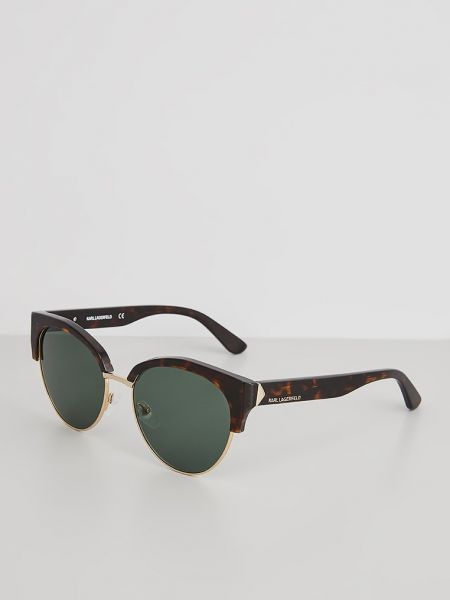 Okulary przeciwsłoneczne Karl Lagerfeld brązowe