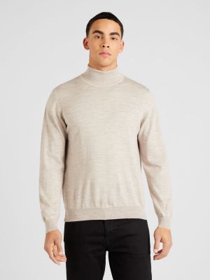 Pull col roulé Olymp beige