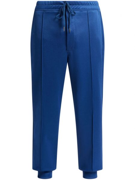 Pantaloni sport din jerseu Tom Ford albastru