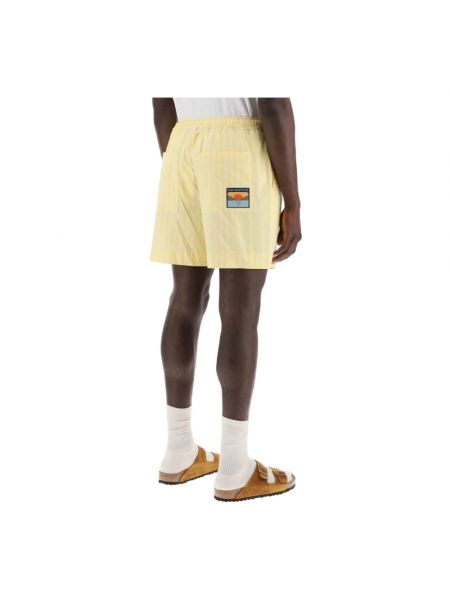 Pantalones cortos Maison Kitsuné amarillo