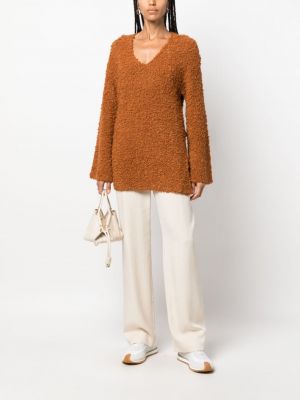 Pull en tweed By Malene Birger orange