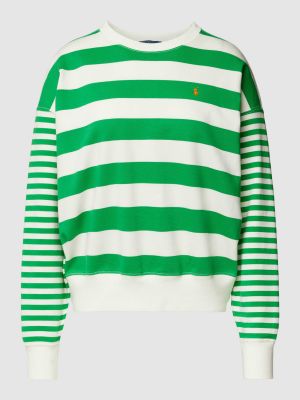 Bluza w paski Polo Ralph Lauren zielona