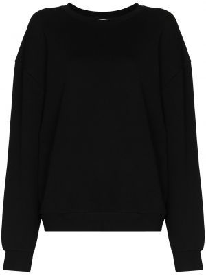 Overdimensjonert bomull sweatshirt Ninety Percent svart