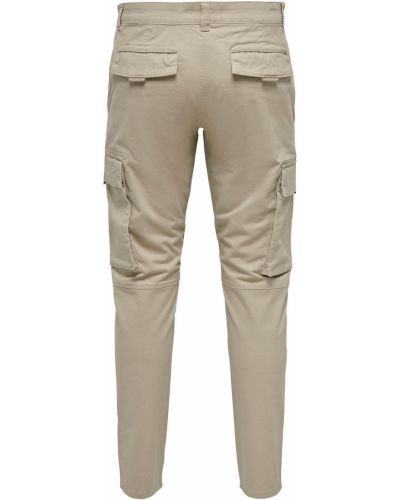Pantalon cargo Only & Sons beige