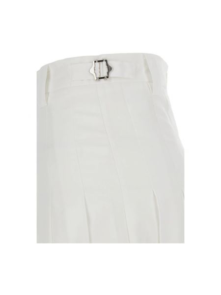 Falda midi plisada Dunst blanco