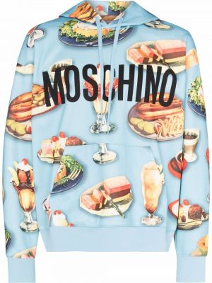 Kapučdžemperis ar apdruku Moschino