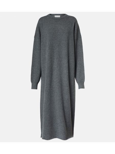 Kashmir midi kjole Extreme Cashmere grå