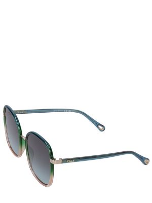 Слънчеви очила Chloé зелено