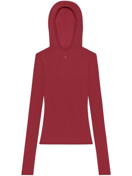 Hoodie Courrèges kırmızı