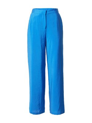 Nylonové nohavice s vysokým pásom na zips Modström - modrá