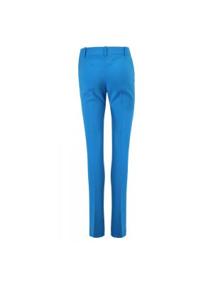 Spodnie slim fit The Attico niebieskie