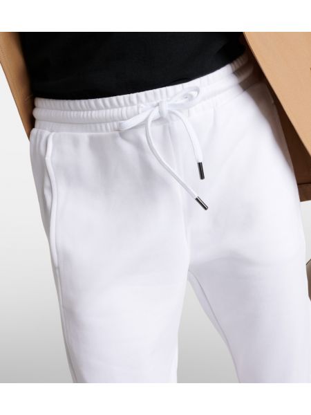 Spodnie sportowe z dżerseju Max Mara białe