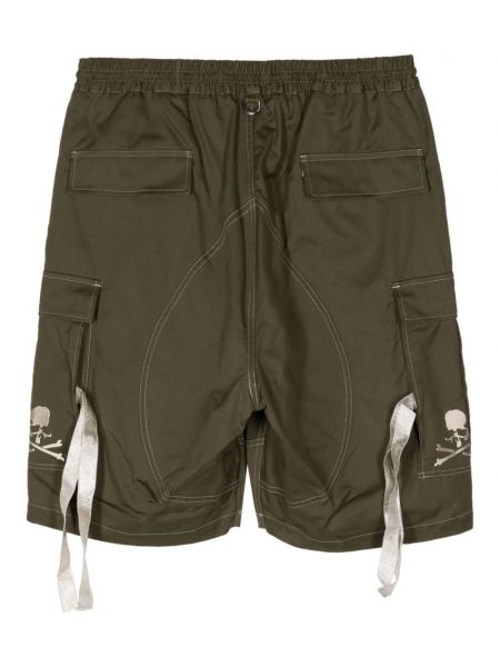 Cargo shorts mit print Mastermind Japan grün