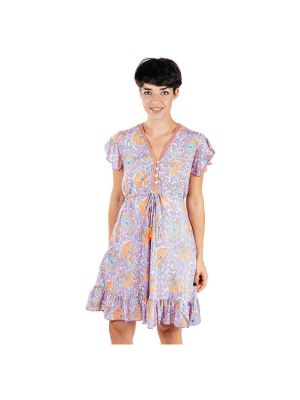 Mini šaty Isla Bonita By Sigris fialové