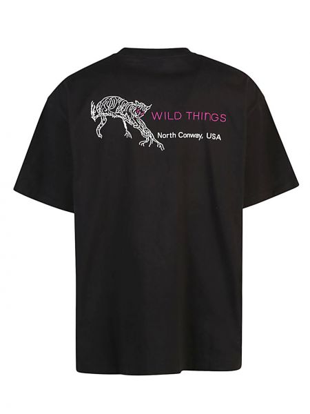 T-shirt di cotone Wild Things nero