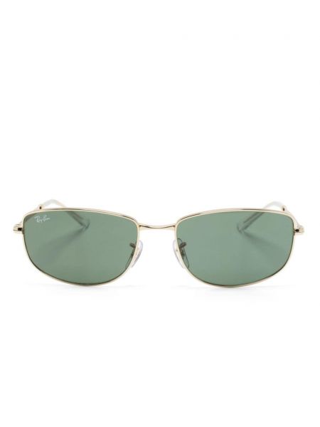 Lunettes de soleil à motif géométrique Ray-ban doré