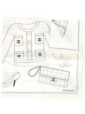 Hedvábný šál Chanel Pre-owned